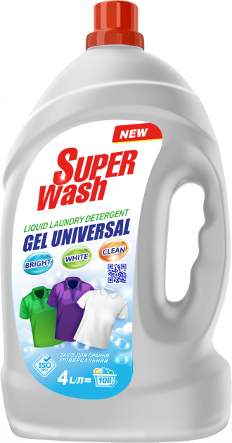 Гель для прання Universal SUPER WASH 4000 мл